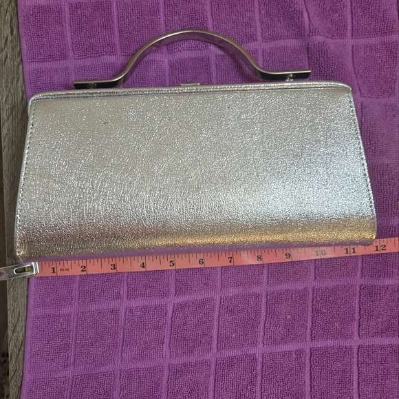 Silver Clutch Purse - Picture 1 of 12